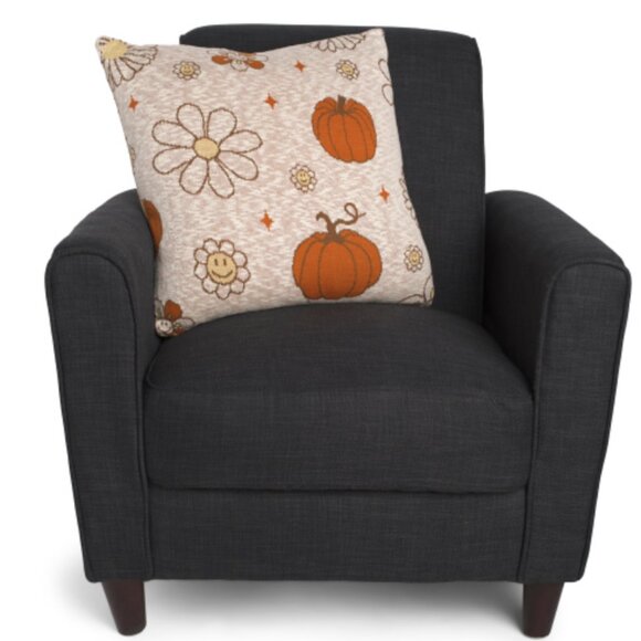 NWT Pumpkin Pillows 20 x 20 Set of 2 with Removable Cover Handcrafted in India - Picture 2 of 4